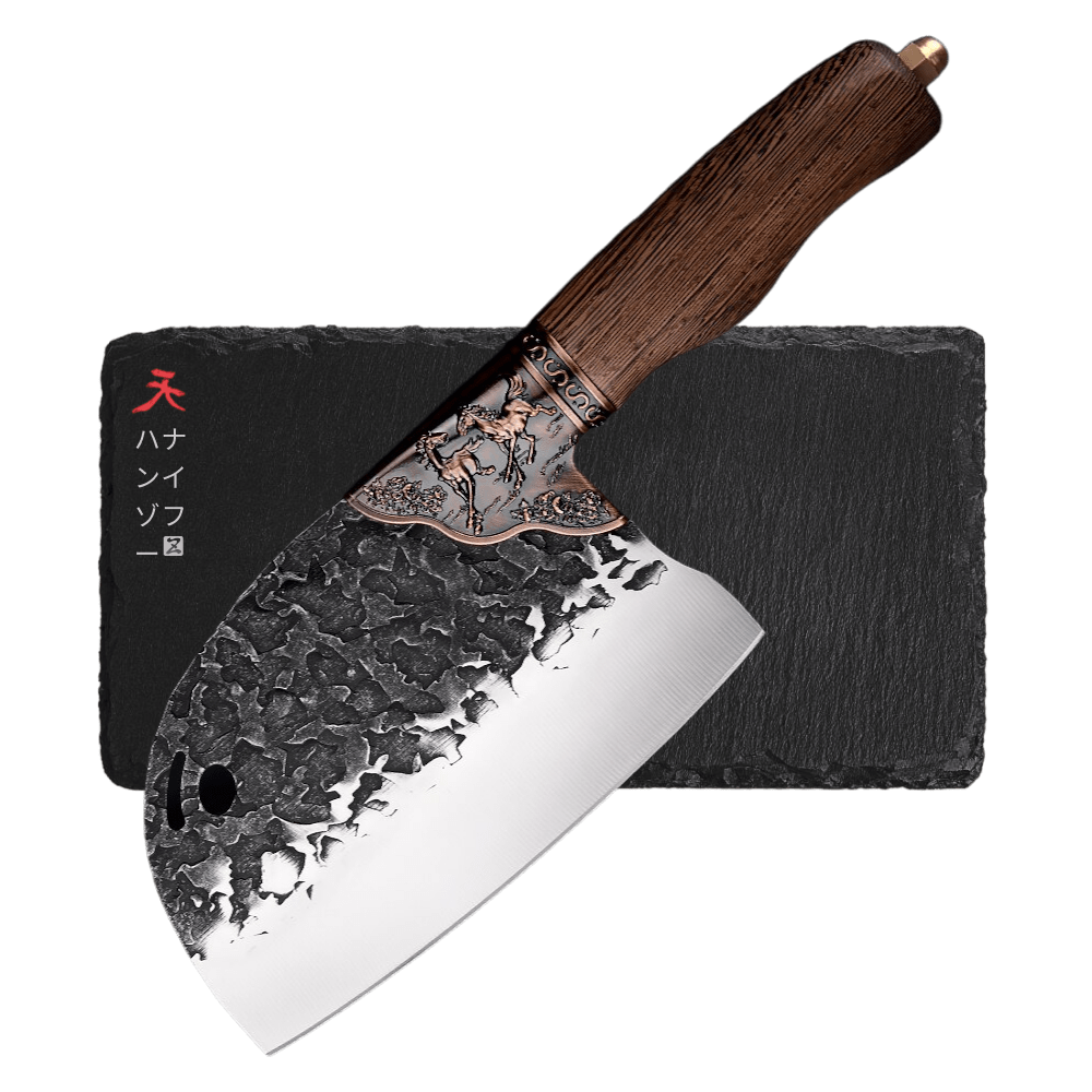 Orijinaru Hanzo オリジナル Giant Meat Cleaver Premium Kitchen & Outdoor Knife