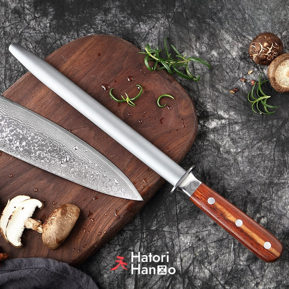 Quality Knife Sharpener & Honing Rod For Premium Kitchen Knives Hatori Hanzo UK, US, AU, EU