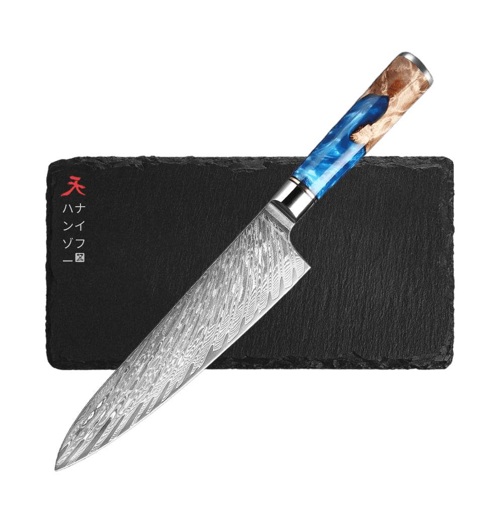 Akio Fuji スモス Azure Edition Premium Kitchen Knife - Hatori Hanzo