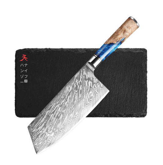Akio Fuji スモス Azure Edition Premium Kitchen Knife - Hatori Hanzo