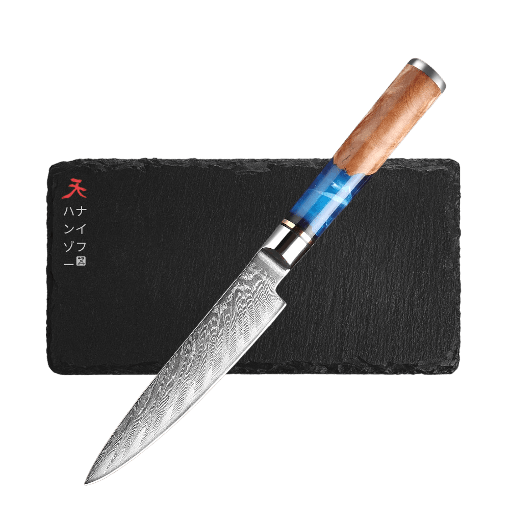 Akio Fuji スモス Azure Edition Premium Kitchen Knife - Hatori Hanzo