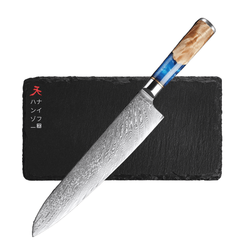 Akio Fuji スモス Azure Edition Premium Kitchen Knife - Hatori Hanzo