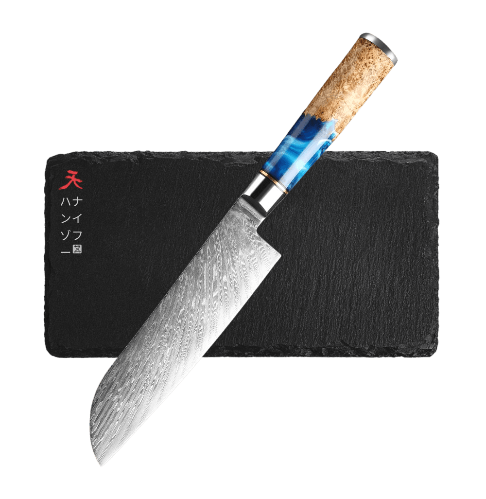 Akio Fuji スモス Azure Edition Premium Kitchen Knife - Hatori Hanzo