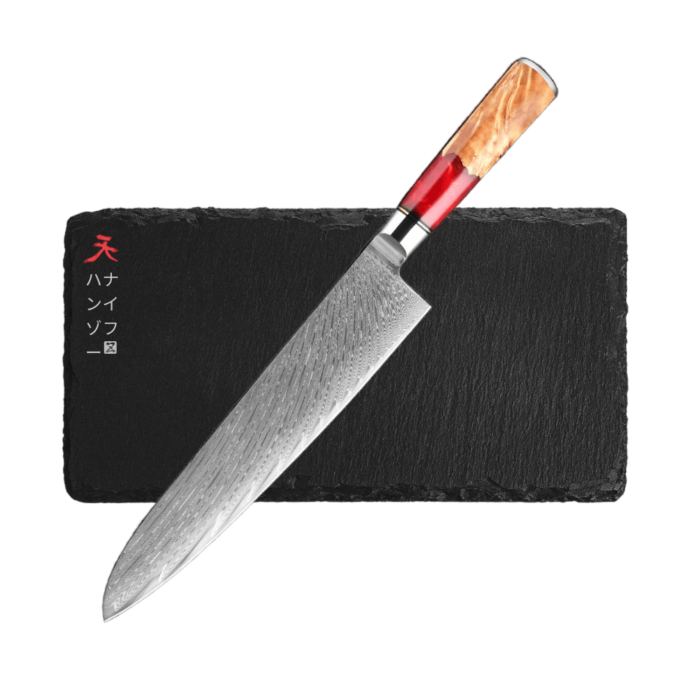 Akio Ryu リュウ Ruby Edition Premium Kitchen Knife - Hatori Hanzo